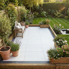 County Ivory Porcelain Patio
