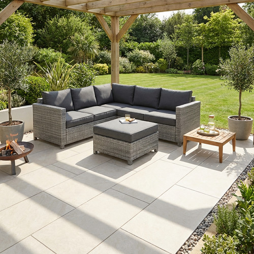 Quartz white porcelain - quartz, paving